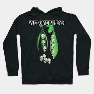 We Come In Peace Shirt | Funny Cosmic Alien Quote Gift Hoodie